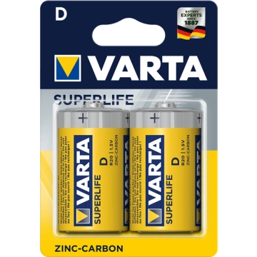 Varta Super Heavy Duty D, 2 ks