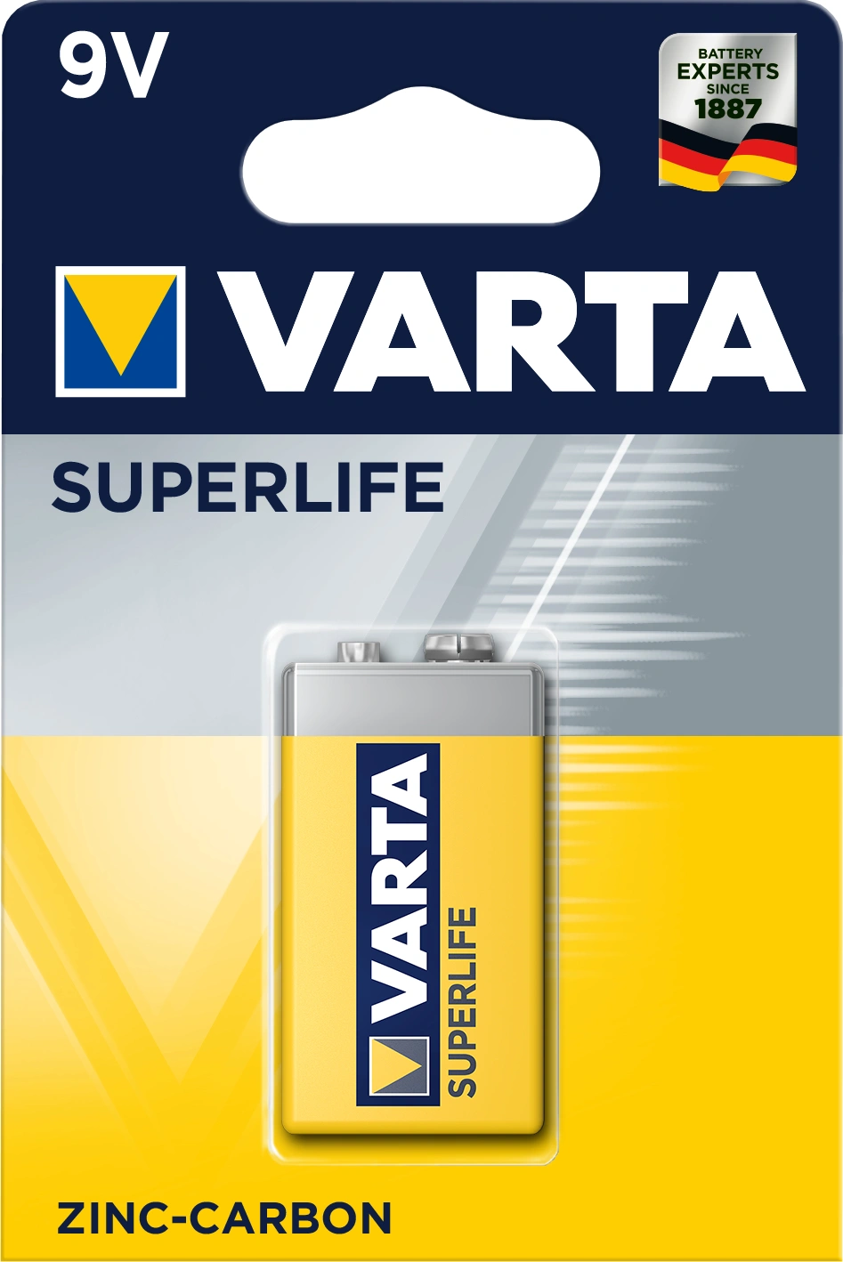 Varta Super Heavy Duty, 9 V