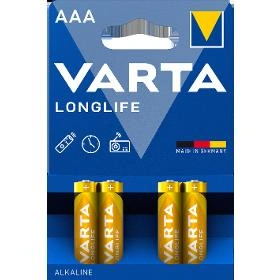 Varta Longlife AAA, 4 ks