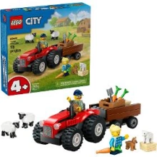 LEGO City 60461 Červený traktor s přívěsem a ovcemi