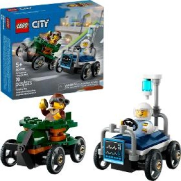 LEGO City 60459 Závodní balíček: Letadlo vs. nemocniční lůžko