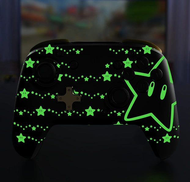 PDP Rematch Glow bezdr. gamepad NS černý