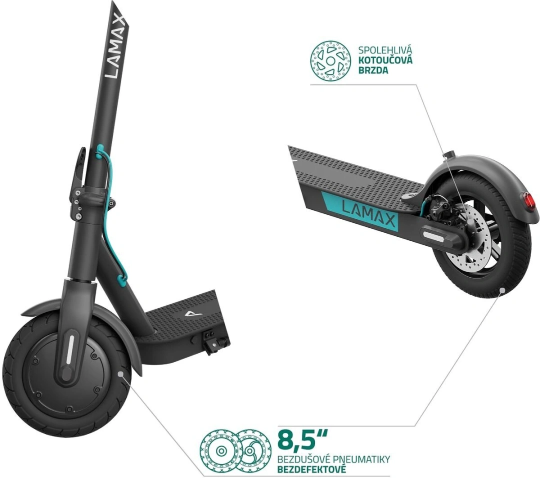 LAMAX E-Scooter S7500 Plus - elektrická koloběžka