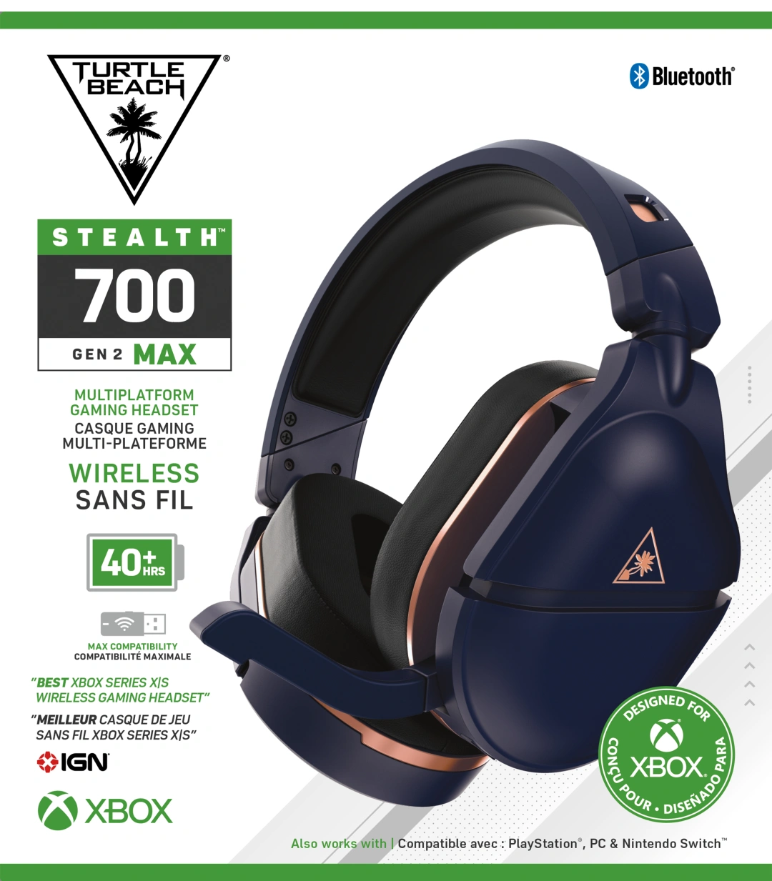 Turtle Beach Stealth 700 GEN2 MAX, modrá