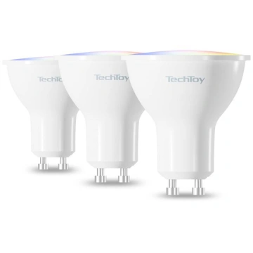 TechToy Smart Bulb RGB 4.7W GU10 ZigBee 3pcs set