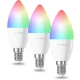 TESLA Smart Bulb RGB 6W E14 ZigBee 3pcs set