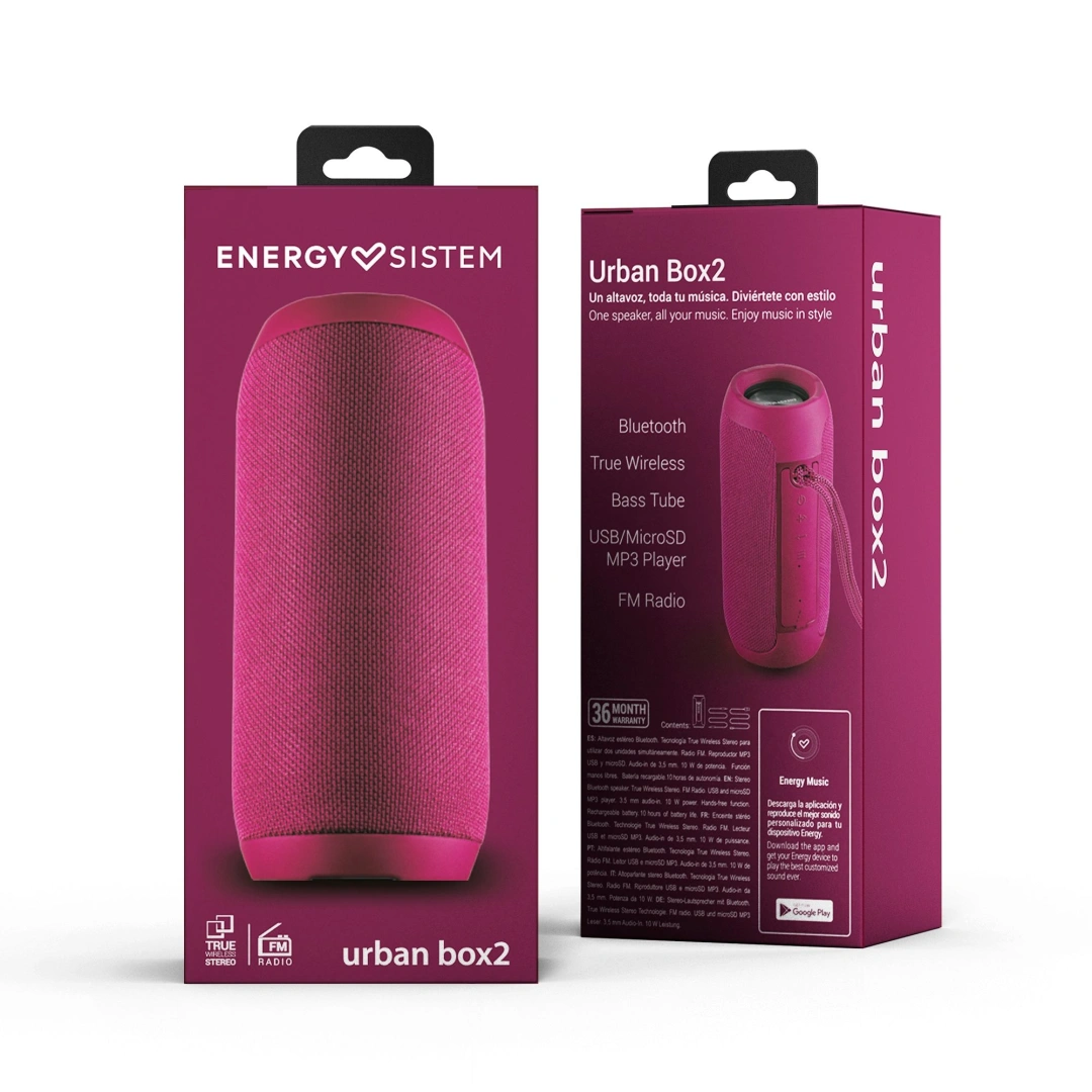 Energy Sistem Urban Box 2, Magenta