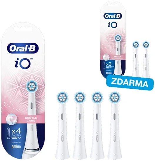 Oral-B iO Gentle Care White (4 ks)