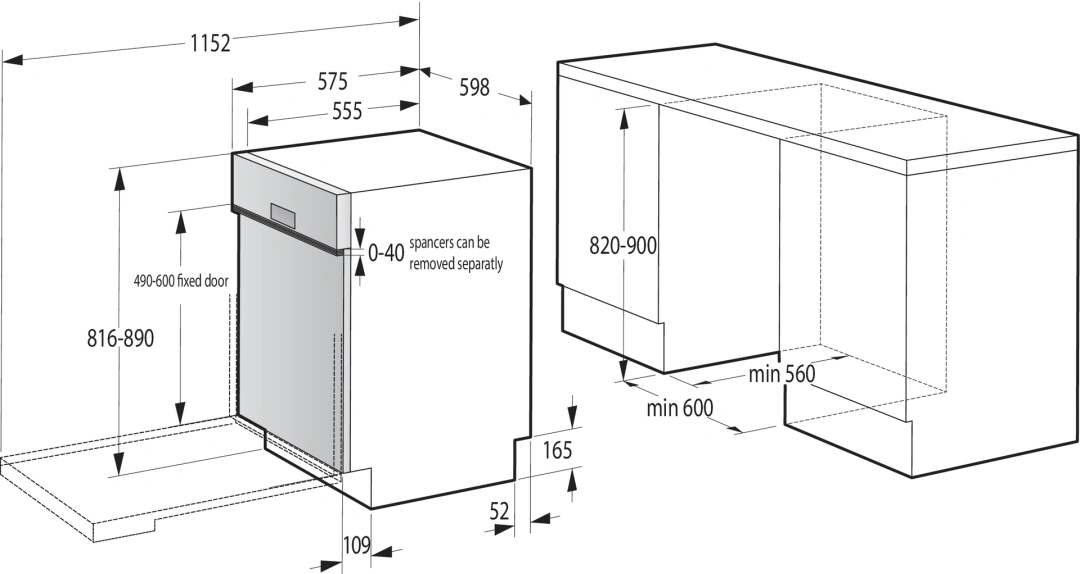 Gorenje Essential GI642D60X UltraClean