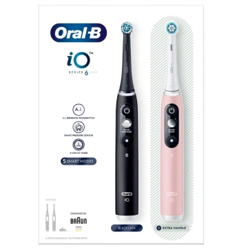 Oral-B iO6 Series Duo Pack Black/Pink