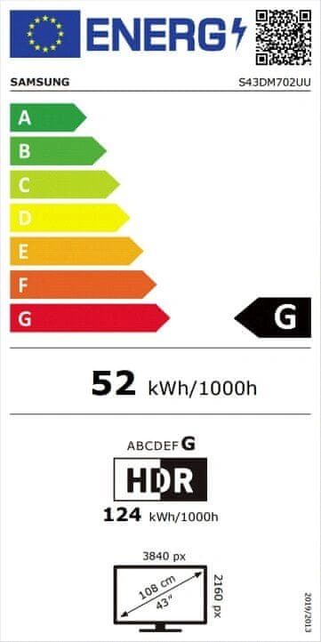 Samsung Smart M70D (LS43DM702UUXDU)