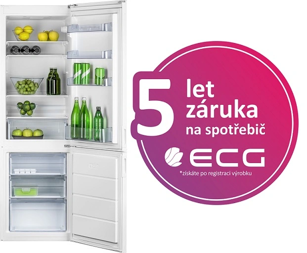 ECG Kombinovaná chladnička ERB 21701 WE