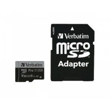 Verbatim Pro microSDXC 512GB V30 U3