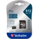 Verbatim Pro microSDXC 512GB V30 U3