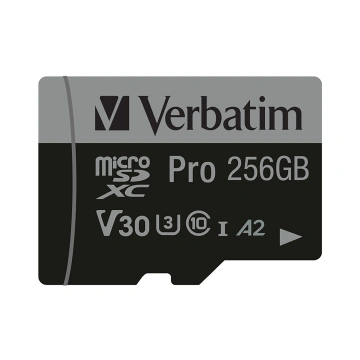 Verbatim Pro microSDXC 256GB V30 U3