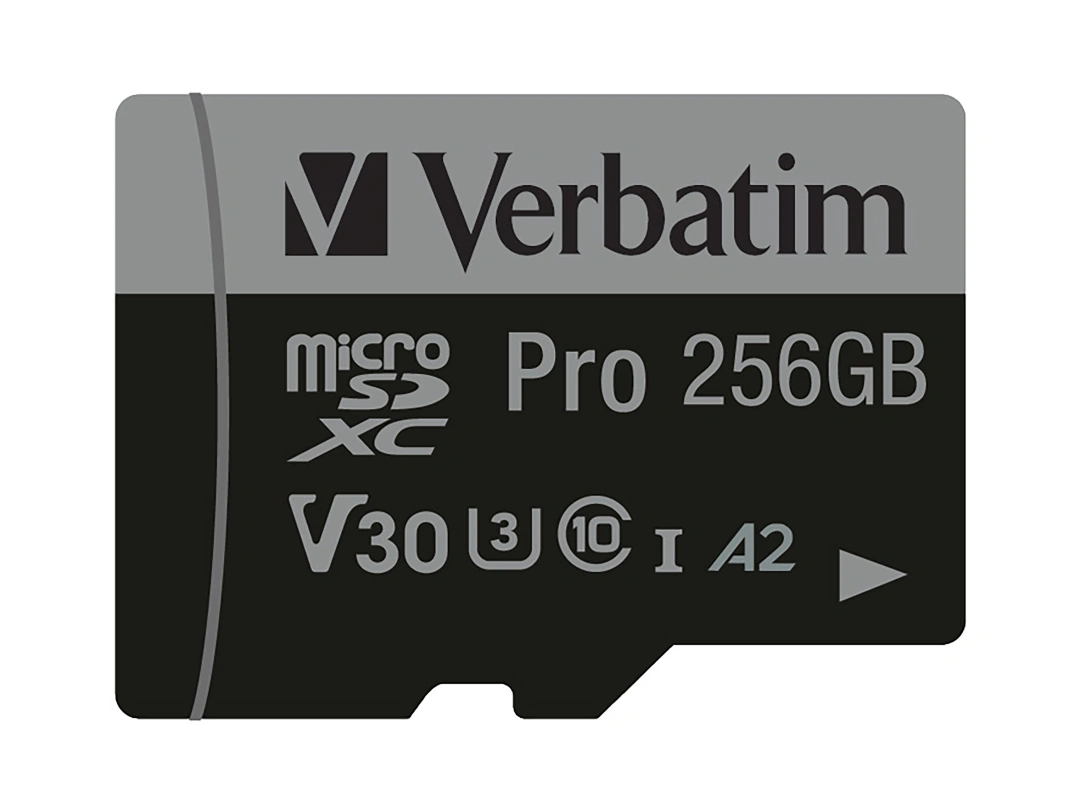 Verbatim Pro microSDXC 256GB V30 U3