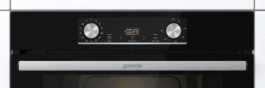 Gorenje Essential BOSX6737E13BG ExtraSteam, černá