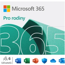 Microsoft 365 pro rodiny 1 rok - ESD