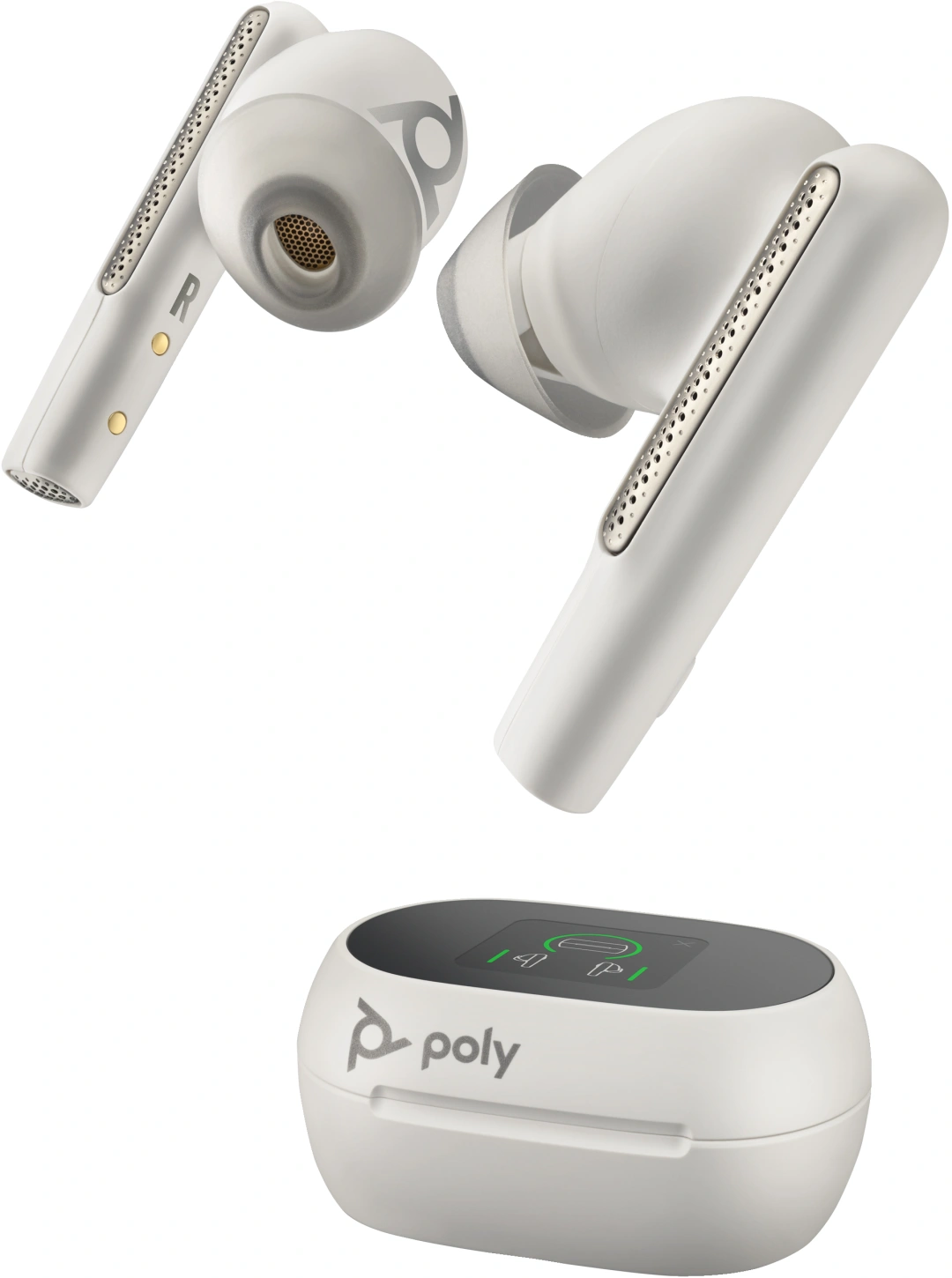 HP Poly Voyager Free 60+ UC M White Sand Earbuds