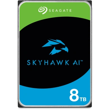 SEAGATE Surveillance AI Skyhawk 8TB HDD SATA 6Gb/s 256MB cache 8.9cm 3.5inch