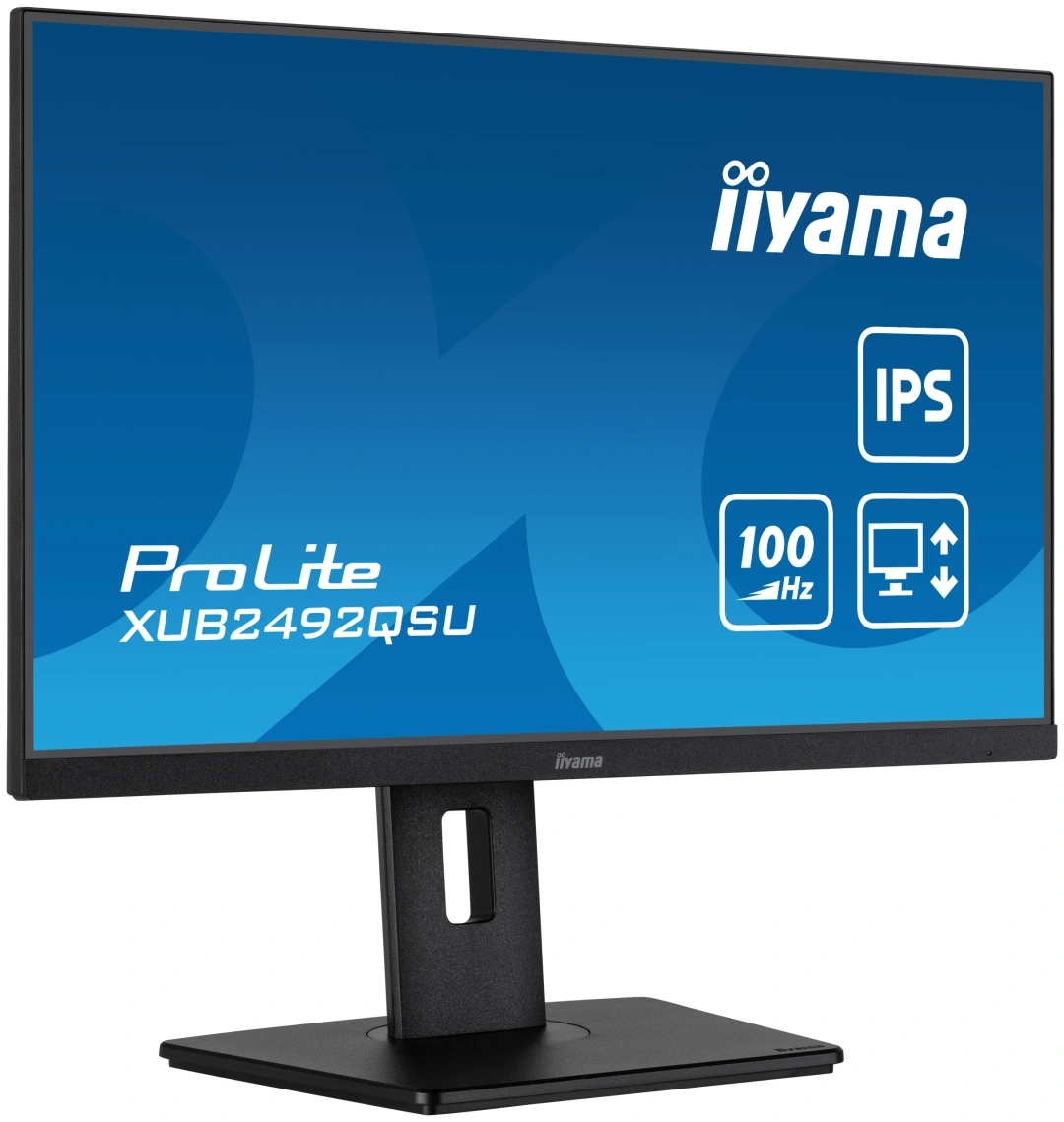 iiyama XUB2492QSU-B1 počítačový monitor 23.8" Wide Quad HD LED Černá