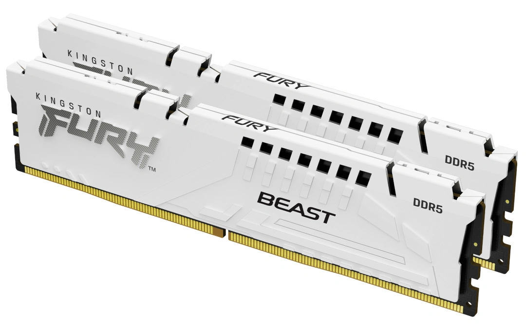 DIMM Kingston FURY Beast White 32 GB (2× 16 GB) (KF564C32BWK2-32), bílá