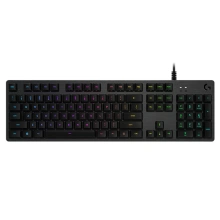 Logitech G512, RGB, GX Brown, US, černá