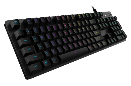 Logitech G512, RGB, GX Red, US, černá