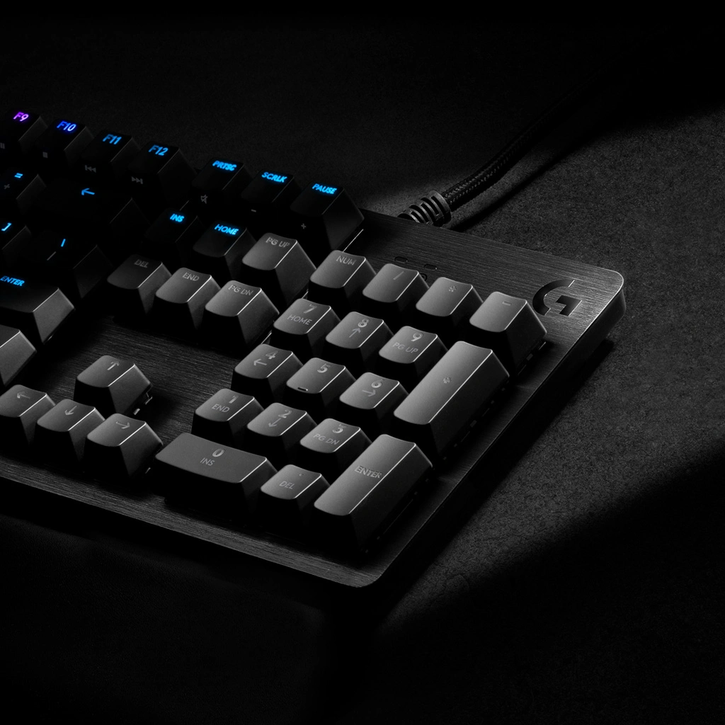 Logitech G512, RGB, GX Red, US, černá