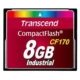 Transcend 8GB INDUSTRIAL CF CARD CF170 paměťová karta (MLC)