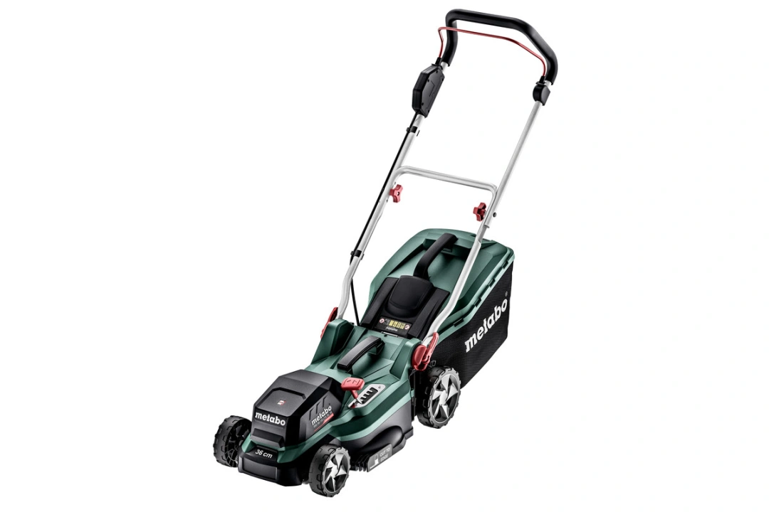 Metabo RM 36-18 LTX BL 36, 2× 5,2 Ah, zelená/černá/červená