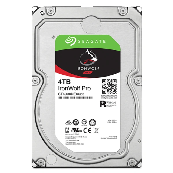 Seagate IronWolf Pro 4TB HDD / ST4000NT001 / Interní 3,5" / 7200 rpm / SATA III / 256 MB