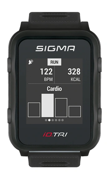 Sigma Pulsmetr iD.TRI BASIC Black 24200