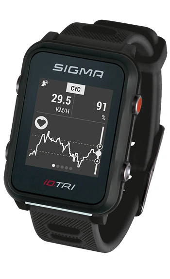 Sigma Pulsmetr iD.TRI BASIC Black 24200