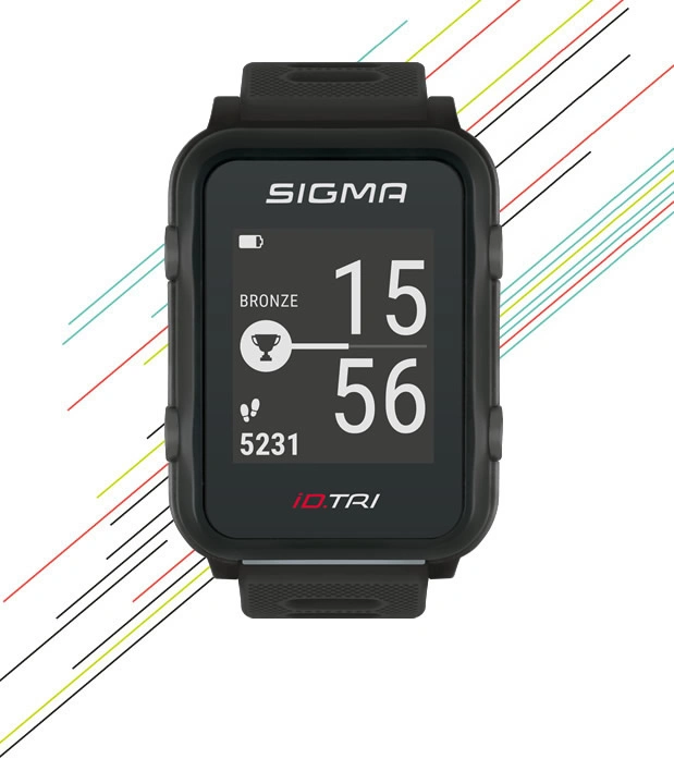 Sigma Pulsmetr iD.TRI BASIC Black 24200