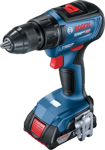 Bosch GSR 18 V 50 + 2 × 5.0 + Lboxx, modrá