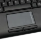 ADESSO WKB-4110UB/ bezdrátová klávesnice 2,4GHz/ mini/ touchpad/ USB/ černá/ US layout