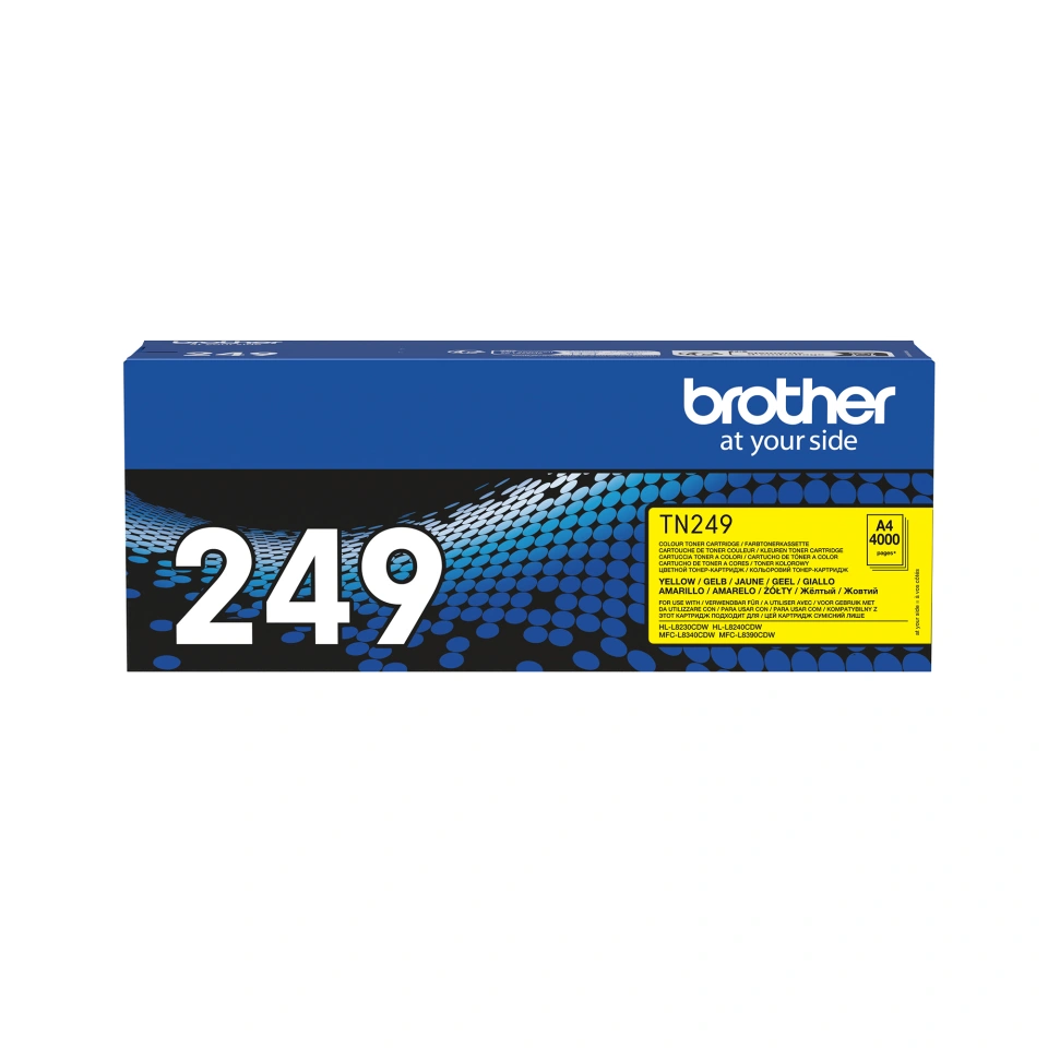 Brother - TN249Y yellow toner (aÅ¾ 4000 stran)