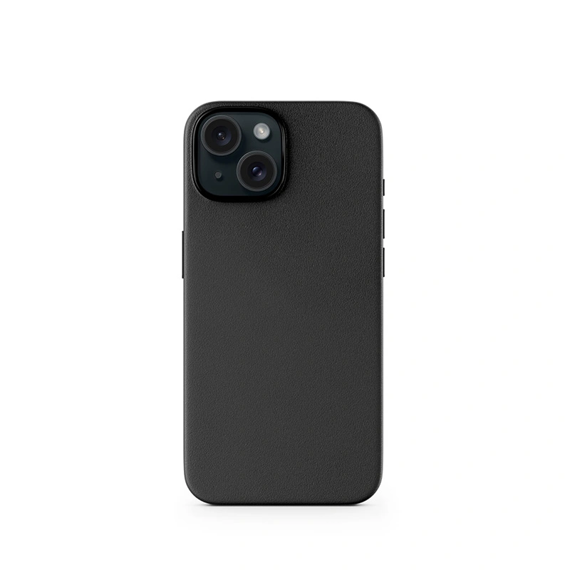 EPICO MagLeather case iPhone 15 black