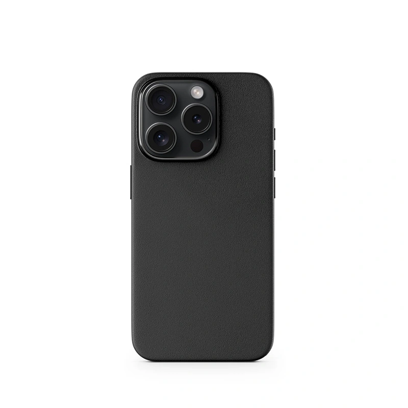 EPICO MagLeather case iPhone 15 Pro blk