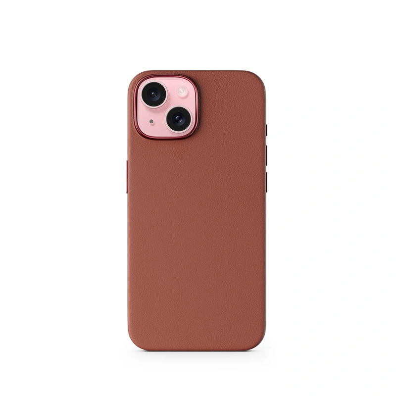 EPICO MagLeather case iPhone 15 brown