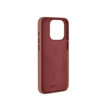 EPICO MagLeather case iPhone 15 Pro brwn