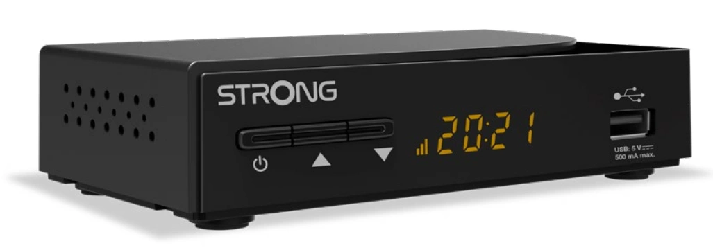 STRONG DVB-C set-top-box SRT 3030/ Full HD/ EPG/ HDMI/ USB/ SCART/ externí adaptér/ černý