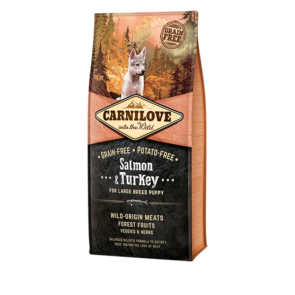 Carnilove CARNILOVE Salmon & Turkey for Large Breed Puppy 12 kg