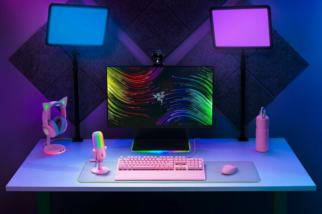 Razer USB mikrofon SEIREN V3 Chroma Quartz