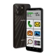 Aligator Smartphone S6600 SENIOR, 4GB/64GB, Black