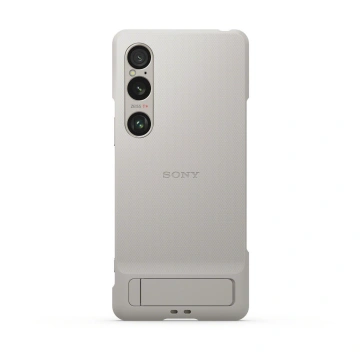 Sony Xperia 1 VI 5G Stand Cover, šedá