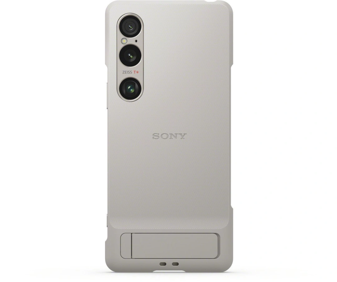 Sony Xperia 1 VI 5G Stand Cover, šedá