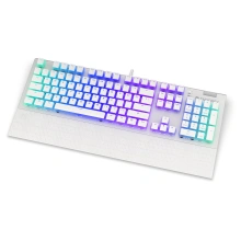 ENDORFY Omnis Pudding Onyx Kailh Blue, RGB podsvícení, US layout (EY5A034), bílá