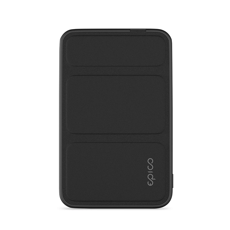 Epico Mag+ 7 000mAh, stojánek + kabel USB-C/USB-A, černá